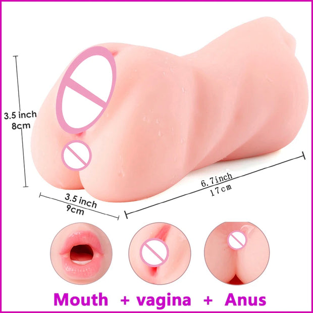 3D Realistic Vagina Male Masturbator