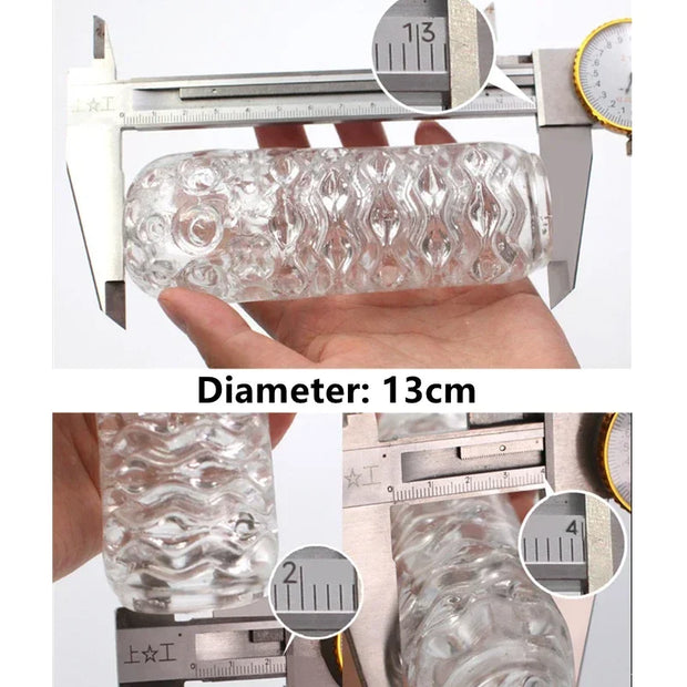 Telescopic Rotating Soft Pussy Masturbator