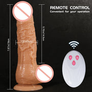 Remote Control Rotation Realistic Dildo
