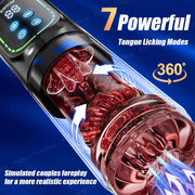 Telescopic Rotation Masturbator Cup