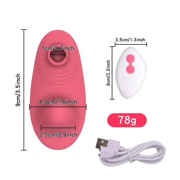Remote Control Sucking Vibrator For Panties