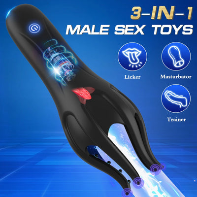 Powerful Vibrating Penis Masturbator