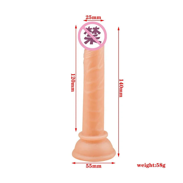 Realistic Mini Jelly Silicone Dildo