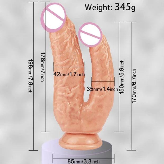 Lesbian Double Realistic Dildo
