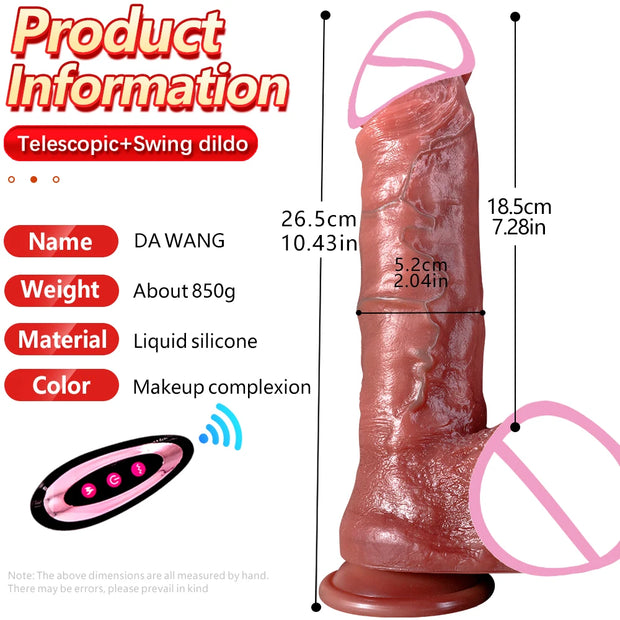 Huge Heating Realistic Dildo Vibrator