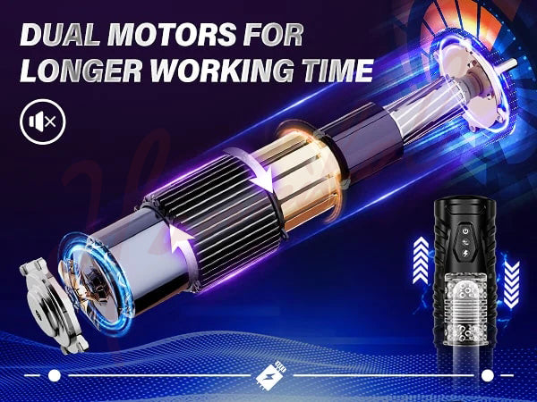 7 Thrusting Rotating Modes Masturbator