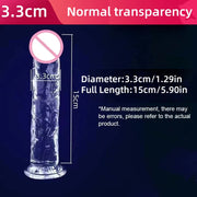 Transparent Jelly Penis Suction Cup Dildo