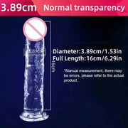 Transparent Jelly Penis Suction Cup Dildo