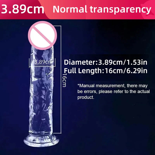Transparent Jelly Penis Suction Cup Dildo