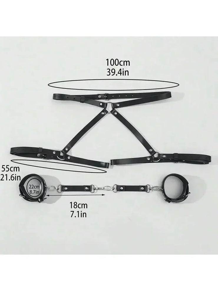 Deluxe Leather Bondage Kit