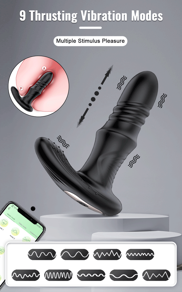 APP Bluetooth Vibrating Anal Plug