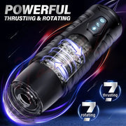 7 Thrusting Rotating Modes Masturbator