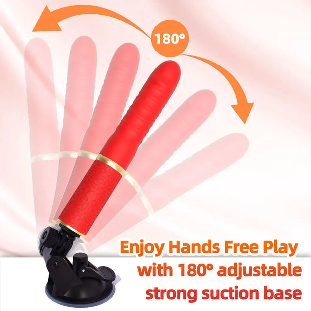 Anal Play Thrusting Dildo Vibrator