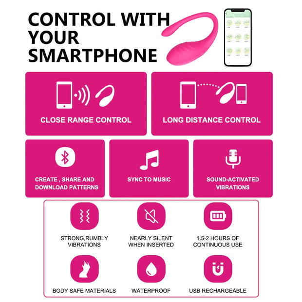 Wireless Bluetooth APP Vibrator
