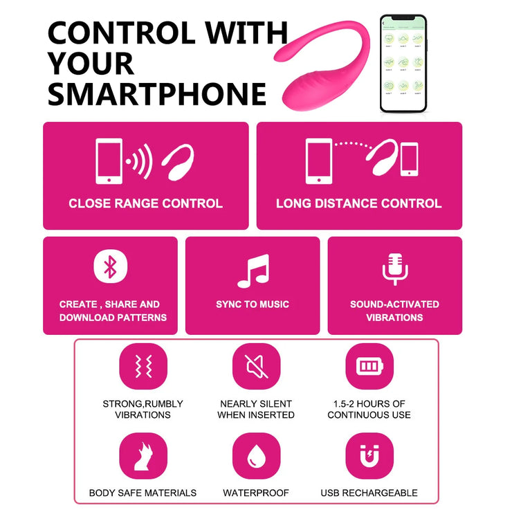 Wireless Bluetooth APP Vibrator