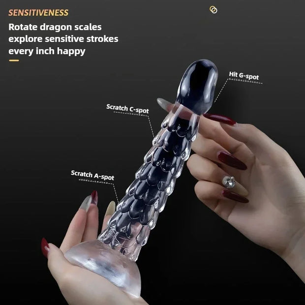 23cm Dragon Suction Dildo