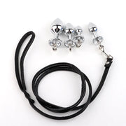 Traction Rope & Metal Anal Plug Set