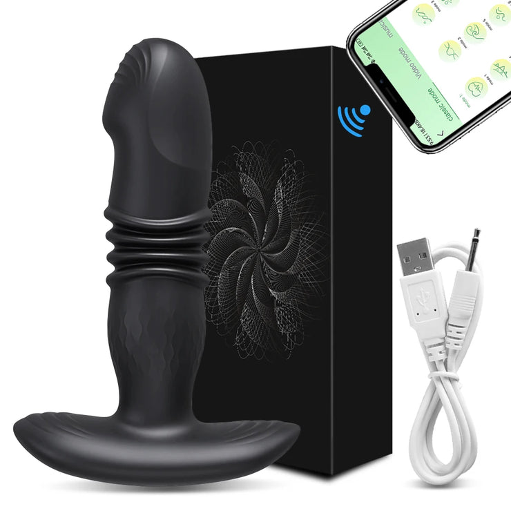 APP Bluetooth Vibrating Anal Plug