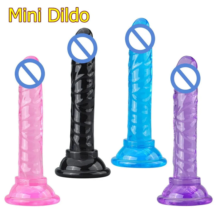 Realistic Mini Jelly Silicone Dildo