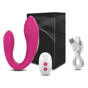 U Shape Wireless Remote Control Clitoris Vibrator